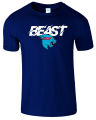 Navy Blue Cotton Mr Beast Mens T Shirt Lightning Cat Youtuber Merch Gaming Boys T-shirt. 