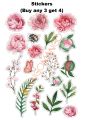 JOURNALING DIARY FLOWERS STICKER SHEET UNCUT ( buy any 3 get 4) - JangoMango Store. 
