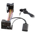 For OPEL CD30 Mp3 CDC40 CD70 DVD90 HeadUnit Install Full Harness Plug Microphone Handsfree Bluetooth 5.0 AUX Adapter. 