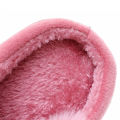 Cushioned Candy Color Lady Fluffy Flat Warm Slippers. 