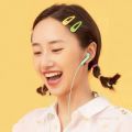 Macaron Candy Series Stereo High Bass 3.5mm Headset Wired Earphone With Microphone Handfree. 