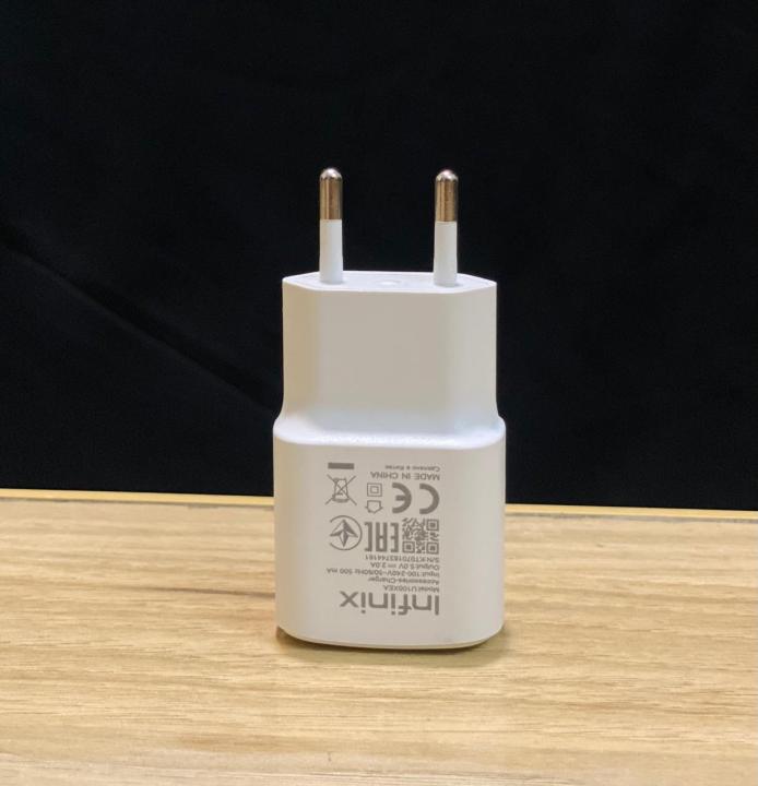 Infinix 10W 2A Adaptor - Fast charging Adaptor | 100% Original Lot Item | Infinix Adapter Model U100XEA - Fast Charging