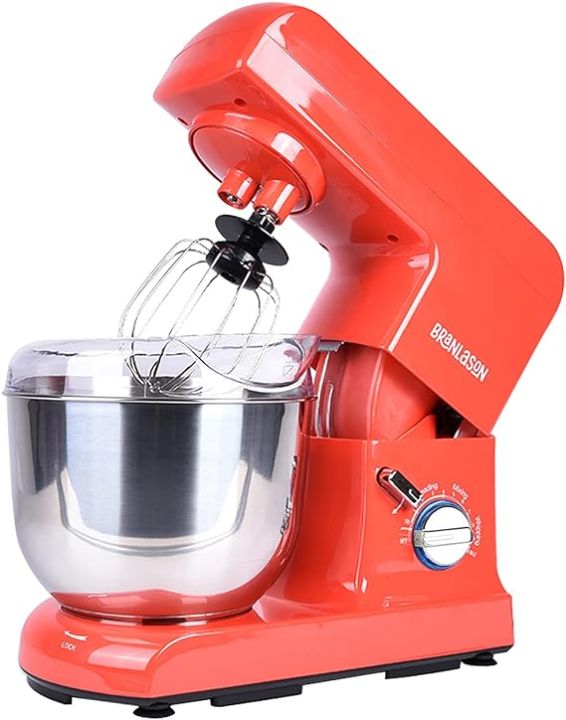 Multi functional Kitchen Mixer 1000 Watt Stand Mixer a5L with Bowl For Commercial Or Home Use Beater Hook Whisk Pulse Function and Turbo Speed Control