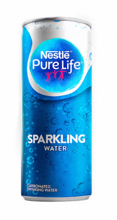Nestle Pure Life Sparkling Water Can 250ml
