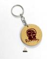 rick and morty wood keychains. 