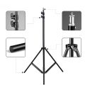 7 Feet Tripod Stand - Aluminium Made - for Ring Lights, Cameras, Stand 7ft Tripod with 3 modes and with ring light also available. 