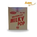 "DanPak Milky Pop - 40 Pcs Box | Creamy Lollipops with Bubble Gum Center | Fun & Surprising Treat for Kids & Adults | Perfect for Parties, Gifting, Daily Snacking | Aamrite". 
