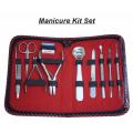 11PCS Manicure kit, professional Manicure tools, Foot care tools, dead skin remover, Callus remover, -Stainless Steel (Leather Pouch). 