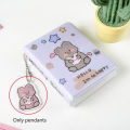 20 Capacity Hard CD Case Holder Organizer Cute Cartoon Bear Portable Carrying DVD Binder Collect Book Home Album Organizer Huiye. 