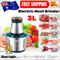 "RAF FOOD PROCESSORS" 3L & 2L  Meat Grinder 1000W Stainless Steel Electric Chopper Meat Grinder - Mincer, Food Processor, Slicer - Home Appliance. 