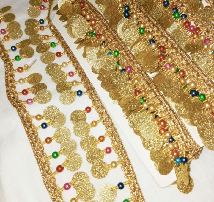 FASHION%20!%202%20YARD%20(GAZ)%20BEADS+%20CUTDANA+SITARA%20LATKAN%20LACE%20FOR%20WOMEN%20CLOTHES%20-%20Image%204
