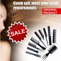 Special offer! 10 pieces Black Professional Combs Hair Salon Hair Styling Barbers Comb Set Kit Rat Tail Comb Hair Styling Comb Set Redberry Hair Comb Set Professional Salon Series(Pack of 10). 