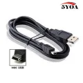 USB A to Mini B Data Transfer USB Charging Cable for PC, Laptop, Car Dash Cam, Digital Camera. 