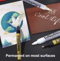 【HOT】 1Pc Sakura Pen-Touch Paint Marker Gold, Silver,Copper 0.7Mm 1Mm 2Mm Waterproof Low Odor Xylene-Free Permanent On Most Surfaces. 