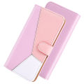 Applicable iPhone14 Pro Max Three-Color Stitching Leather Case Apple 13 Card Wallet Phone Case XS Protective Sleeve. 