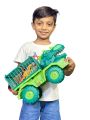 Jurassic Park Dinosaur Transporter Truck / Big Musical Dinosaur Truck for Boys / Push to go Truck / Gift for Boys / Transporter Toy. 