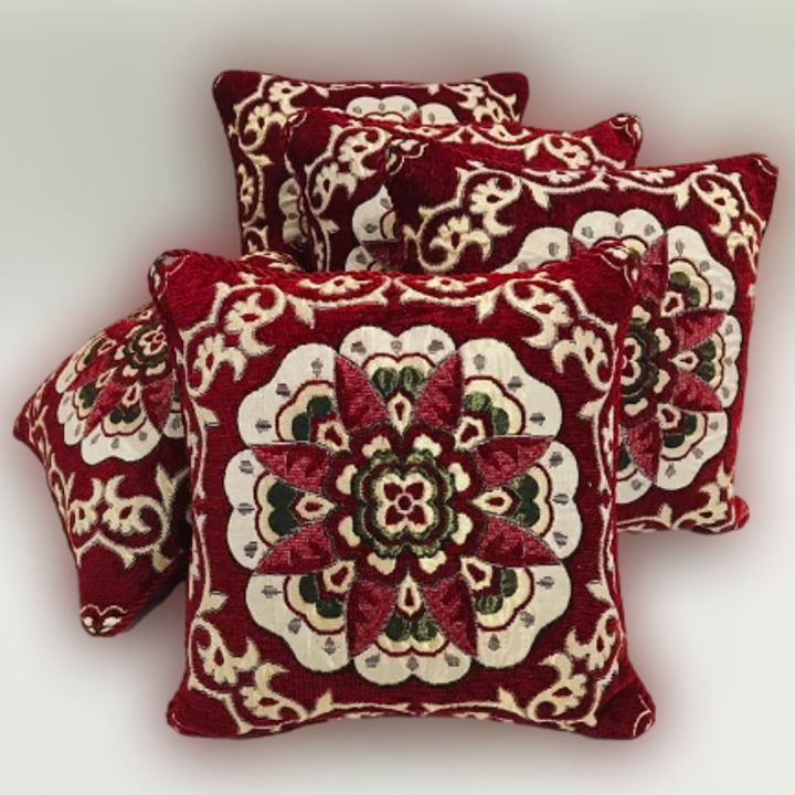 5 PCS cushion covers set, fabric velvet, size 15 length, 15 weidth