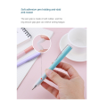 6 PCS Ballpoint Pens Grip Pen with Soft Grip, Silver Clip, and Writing Black Ink. 