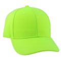 Bright Yellow Green Plain Twill Baseball Cap Blank Casual Hat for Women Men Lime Orange 6 Panel Cap Pre-Curved Visor. 