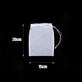 Kitchen Drawstring Filter Bags / Portable Reusable Soy Juice Milk Coffee Mesh Strainer Bag. 