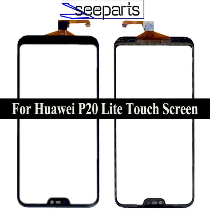 5.84'' Replacement High Quality For Huawei P20 Lite Touch Screen Nova 3e Touch Screen Digitizer Sensor Outer Glass Lens Panel