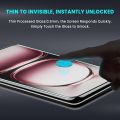 VIVO V40e UV Tempered Glass Screen Protector 9H Hardness Full Curved Nano Coating Smudge Resistant. 