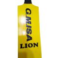 Yellow cricket with black Lion Tape Ball Cricket Bat - Ideal for All Age. 