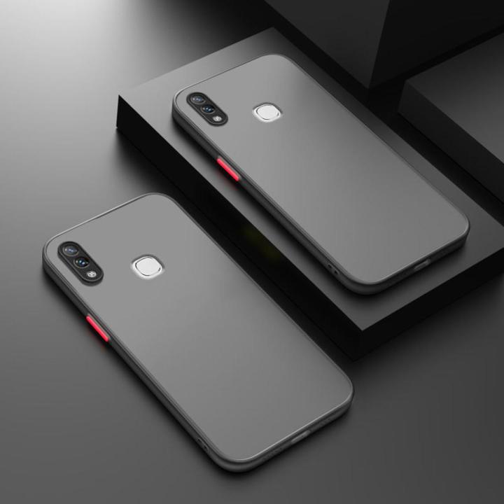 For Vivo V9 / Vivo Y85 Back Cover [Camera Lens Protection] Luxury Translucent Matte Protective Case Soft Silicone Bumper Shockproof Mobile Phone Cases