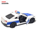 Diecast Car 1/38 Nissan GTR Metal Super Car Cop Edition Collectible Pull Back Vehicle for Hobby Collection by SZASELLS. 