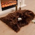 Faux Sheepskin Rug 2ft x 3ft Ultra Soft Shaggy Floor Mat Slip Resistant Washable. 