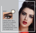 Grey Eyesight Extended Power Contact Lenses Cosmetic Colored Eye Contact Lenses Forever Beauty / Disposable Lenses / Lense, Eye Lense / Color Lense / Eye Lenses For Girls Women Men. 