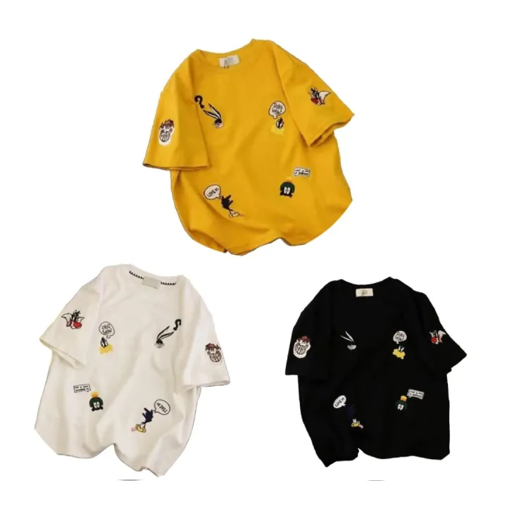 Looney%20tunes%20cartoon%20print%20T%20shirt%20For%20girls%20and%20women's%20Pack%20of%203%20-%20Image%202