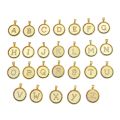Round Coin Initial Name Necklace For Women Gold 26 Alphabet Jewelry S Rainbow Letter Necklace Collar Iniciales. 