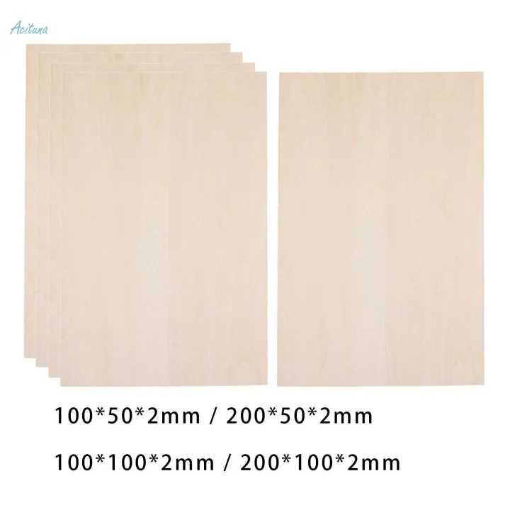 10%20Pieces%20Wood%20Sheets%20Board%20Thin%20Plywood%20Board%20for%20Making%20Plane%20Model%20Crafts%20100x50x2mm%20-%20Image%202