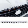 Toyota Land Cruiser Words Alphabet Letters Bonnet / Hood Logo / Emblem (Black). 