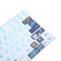 Keyboard Stickers PVC Cartoon Style DIY Decorative Keycaps Stickers for General Desktop Computer 84 to 108 Keys. 