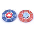 American Captain Fingertip Gyro Shield Alloy Gyro Spinner Decompression Toy. 