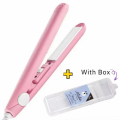 Mini Hair Straightener Travel Mini Hair Flat Iron Ceramic Plate Hair Straightener Girls Favourite. 