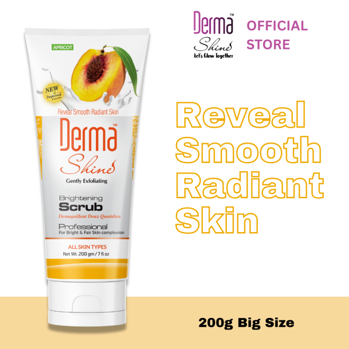 Derma Shine Apricot Scrub - 200 ML