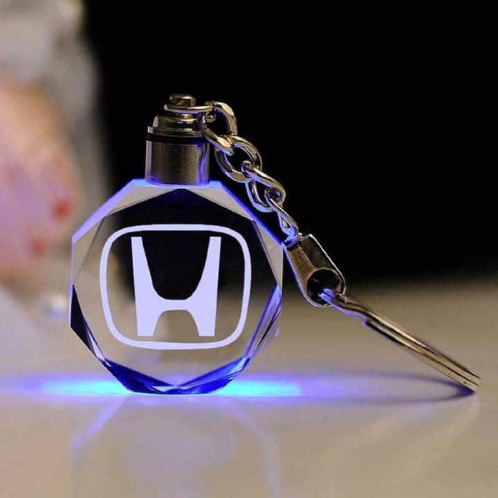 Honda Car Logo Crystal Keychain