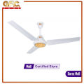 GFC AC DC Ceiling Fan 56 Inch Ravi Model High quality paint for superior finishing Energy Efficient Electrical Steel Sheet and 99.9% Pure Copper Wire Brand Warranty. 