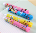 Multicolor 10 in 1 Cartoon Character Ballpoint Pen (Random Colour). 