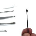 Ear Cleaning tool ,Ear wax remover Stainless Steel tool kit, Reusable Ear cleaner buds ,ear cleaner gadgets home, spring ear pick, wax remover for ears with Case(6pc). 