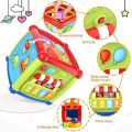 Baby Activity Cube - 6-in-1 Musical Baby Learning Toys, Play Set Includes A-B-C-D Letters, Colorful Shape Sorter, Vehicles Puzzle, 4 Piano Keys and More - ASTM Certified Toddler Toys. 