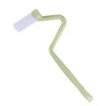 Creative S-shaped Bathroom Bending Type Toilet Brush Brush The Toilet Inside Corner V-shaped Bending Cleaning Brush Cleaning Products 1Pcs. 