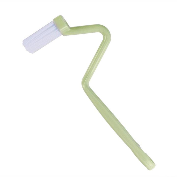 Creative S-shaped Bathroom Bending Type Toilet Brush Brush The Toilet Inside Corner V-shaped Bending Cleaning Brush Cleaning Products 1Pcs