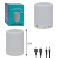 Portable Wireless Speaker Touch Lamp - Bluetooth Rechargeable - Multi Color Dimming LED Light & Table Lamp. 