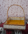 Beautiful Wooden Basket Fruit, Wedding And Multipurpose. 