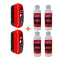 Health Diary Car Glass Oil Film Remover Automotive Glass Sponge Cleaning Brush Front Inner Windshield Glass Oil Film Cleaner for Car Cleaning. 
