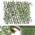 Extension Type Small/large Garden Buildings Fence Artificial Green Leaf Branch Net Wooden Home Restaurants Wall Decoration. 